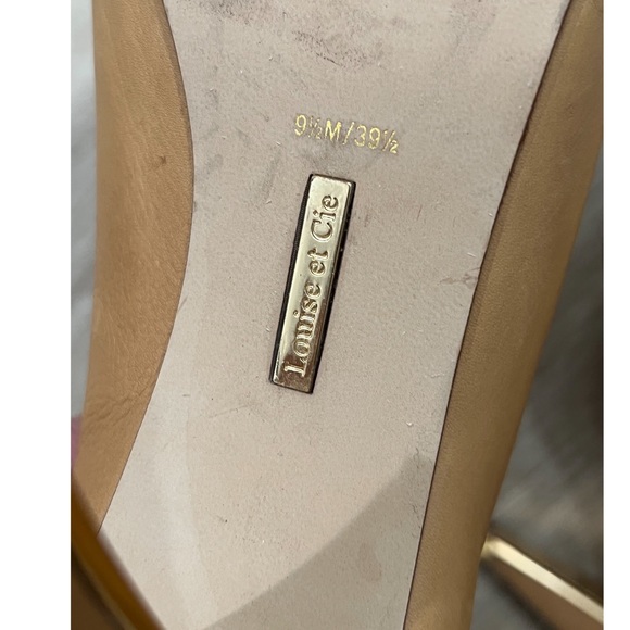 Louise et Cie Selago tan leather booties Sz 9.5 - Picture 8 of 8